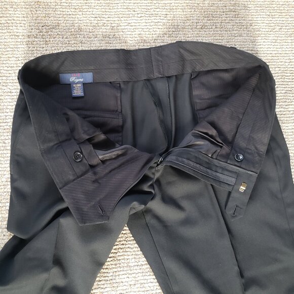 Brooks Brothers 1818 Regent Black Wool Suit Estrato 42/36 S - Picture 12 of 16